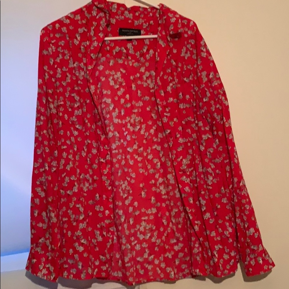 Banana republic button down blouse